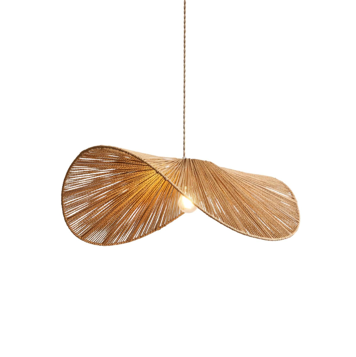 Canoeria handgeweven natuurlijke rotan hanglamp