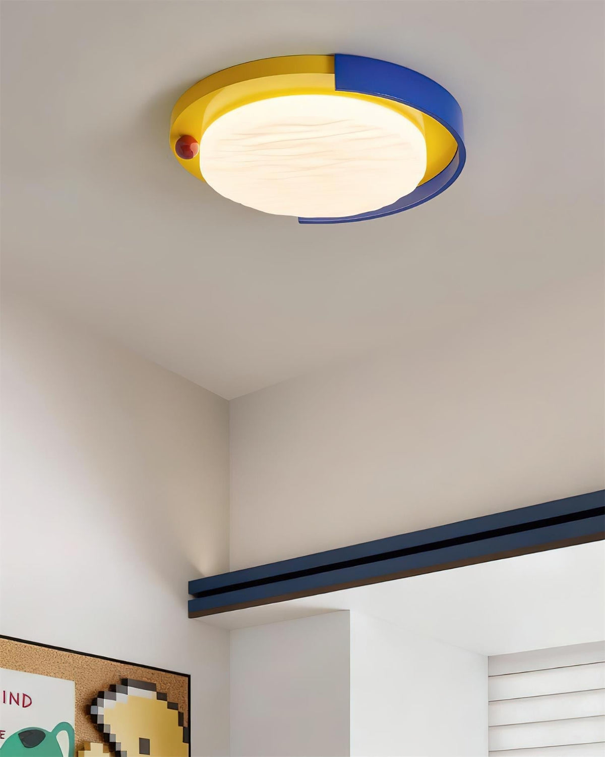 Mondrian's plafondlamp