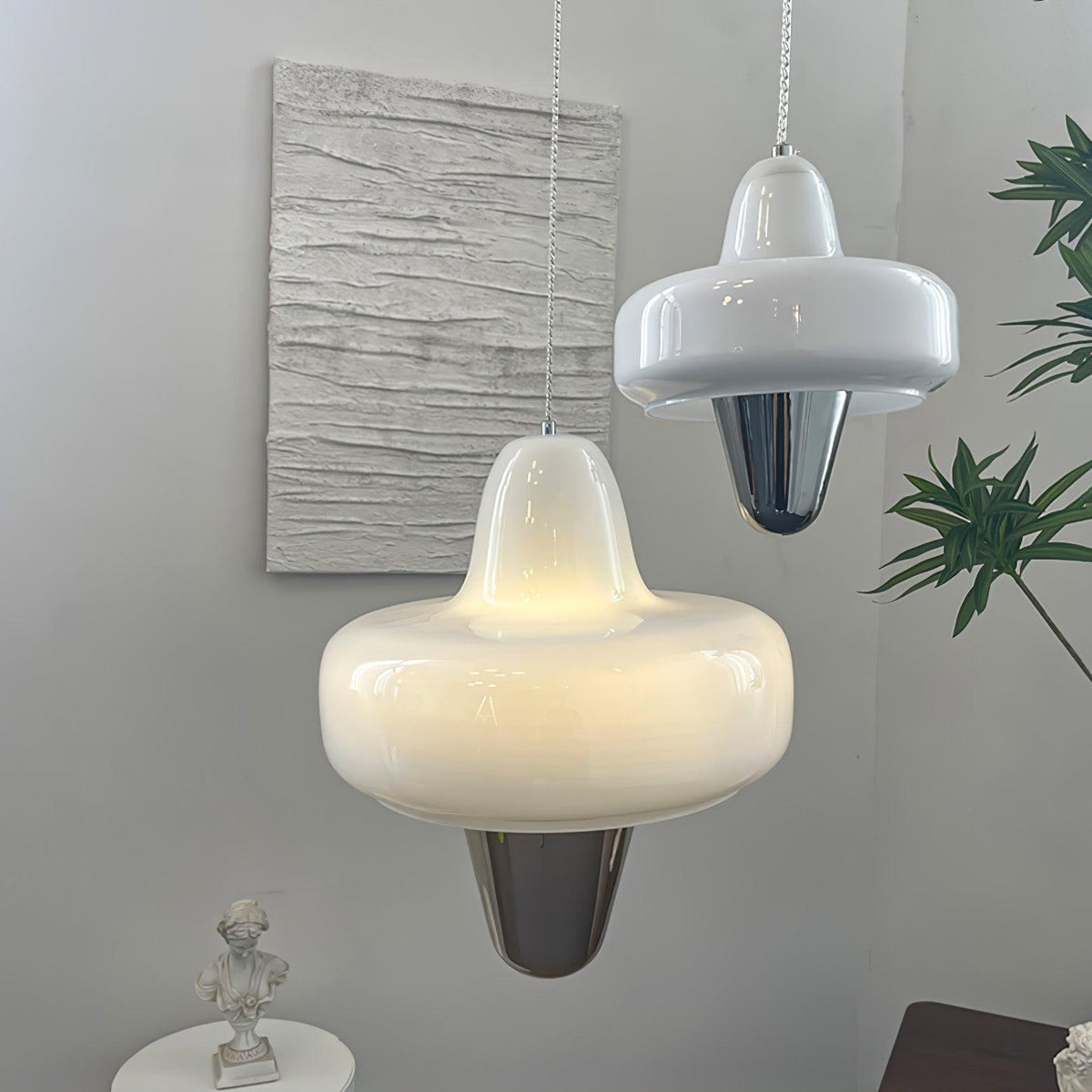 Nuvia minimalistische hanglamp van glas