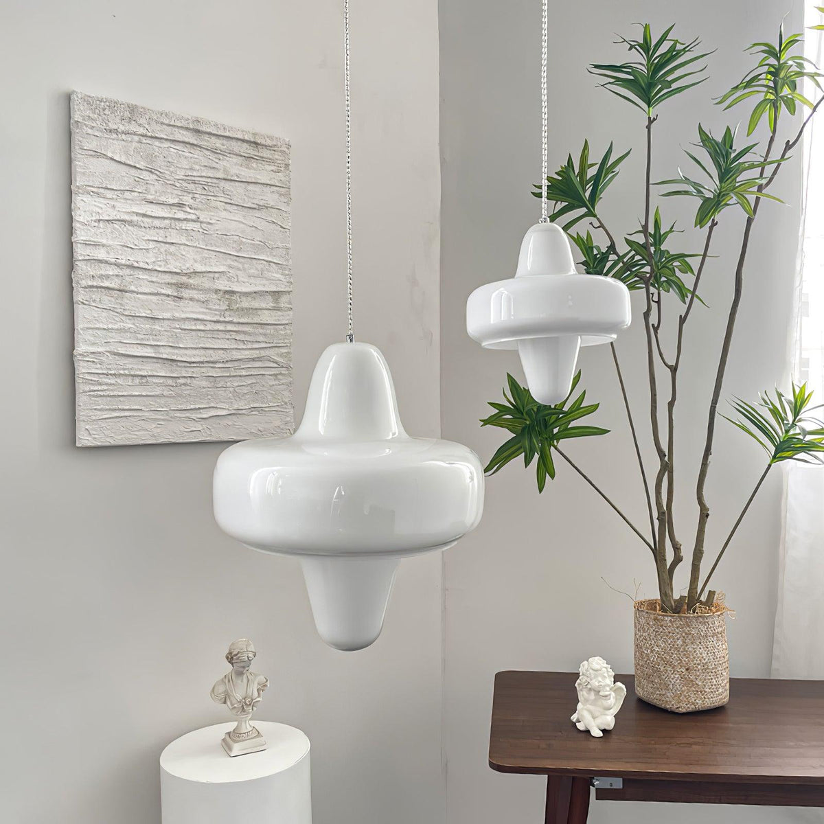 Nuvia minimalistische hanglamp van glas