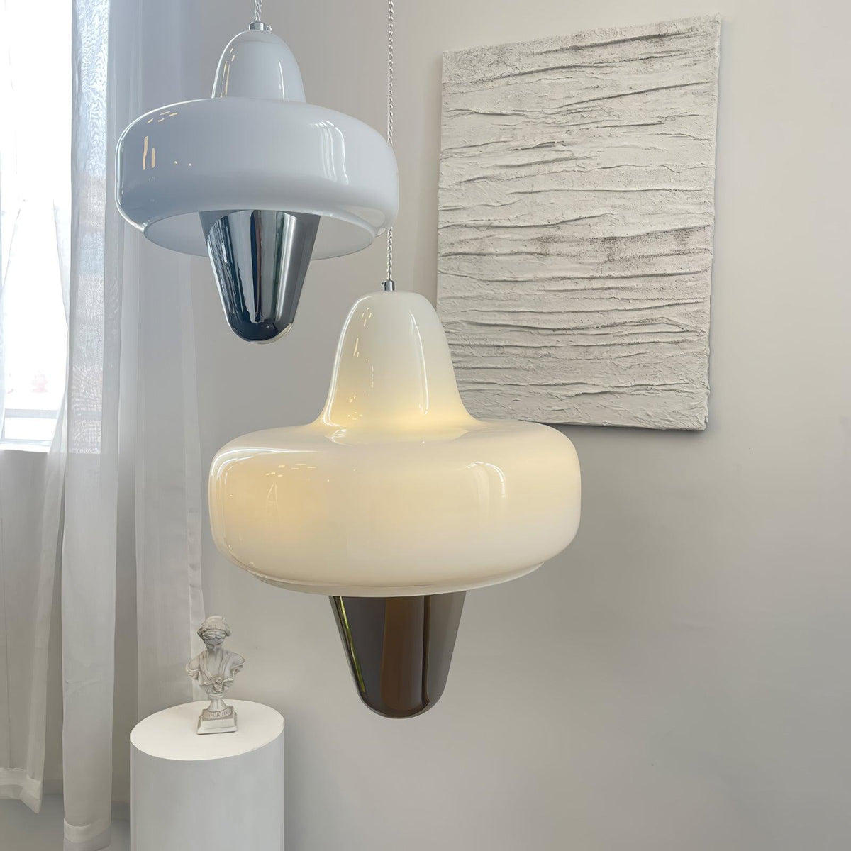 Nuvia minimalistische hanglamp van glas