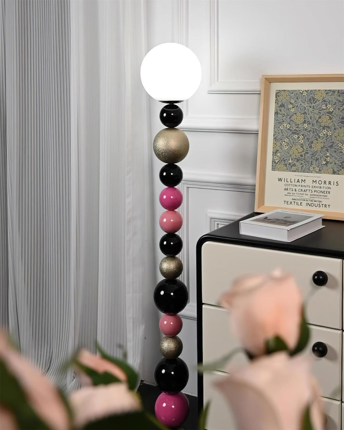 Beads vloerlamp