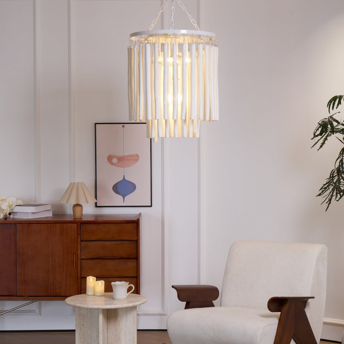Xantir Postmodern Luxueus Hout Kroonluchter