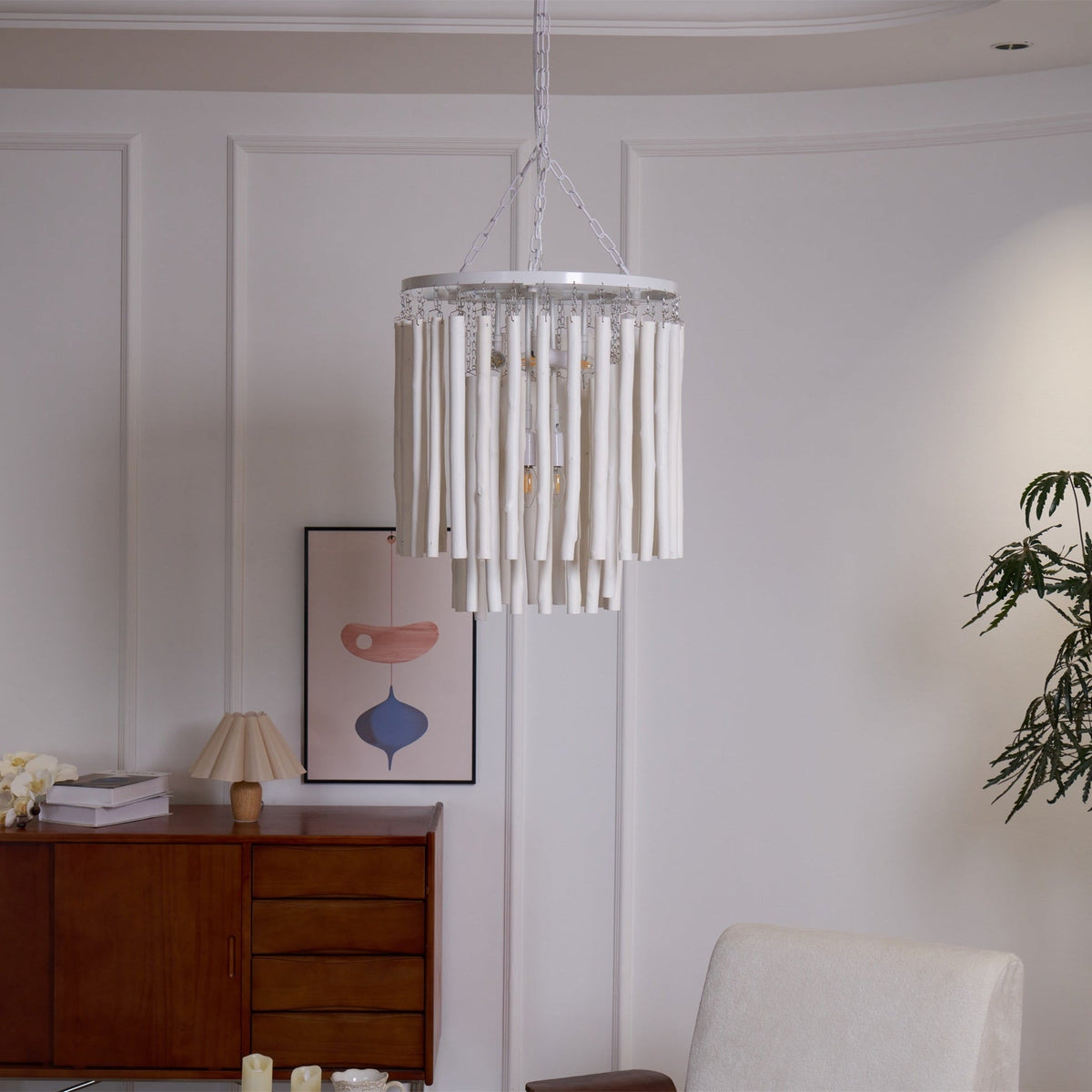 Xantir Postmodern Luxueus Hout Kroonluchter
