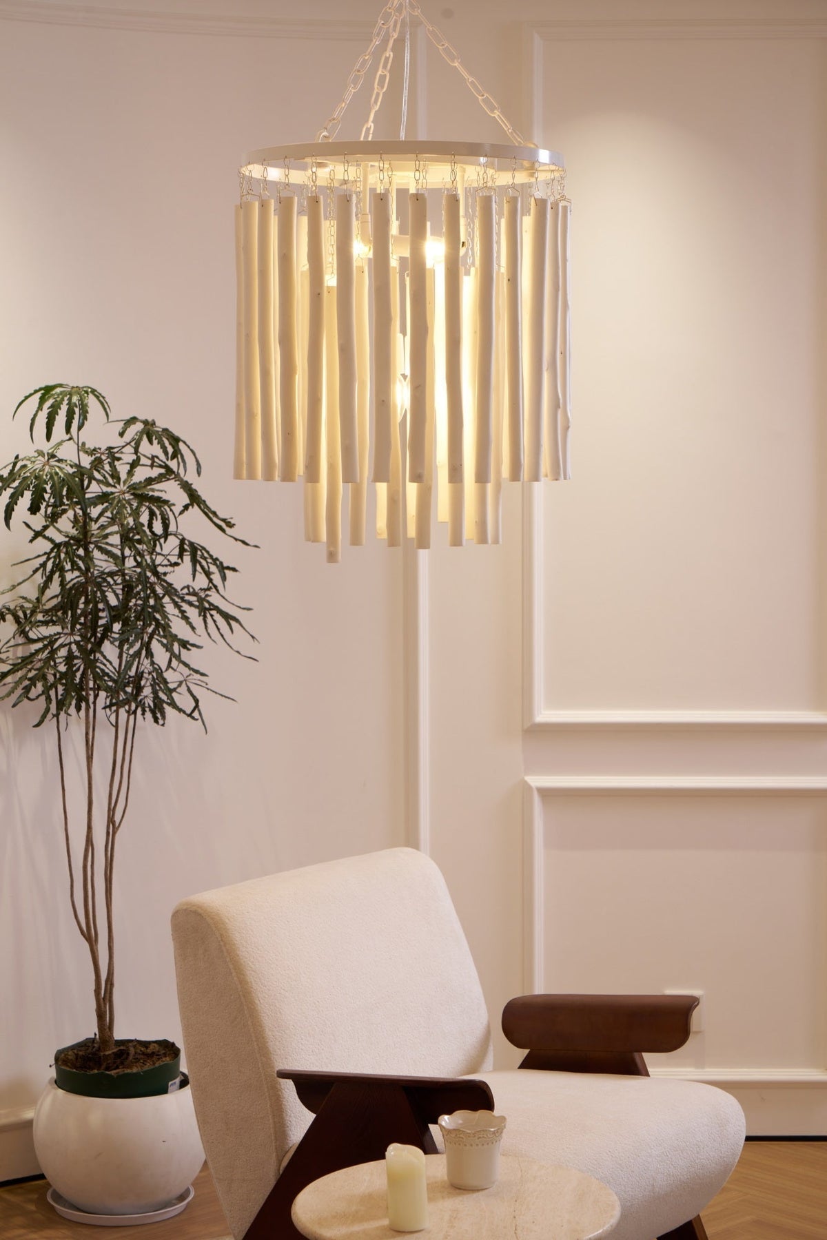 Xantir Postmodern Luxueus Hout Kroonluchter