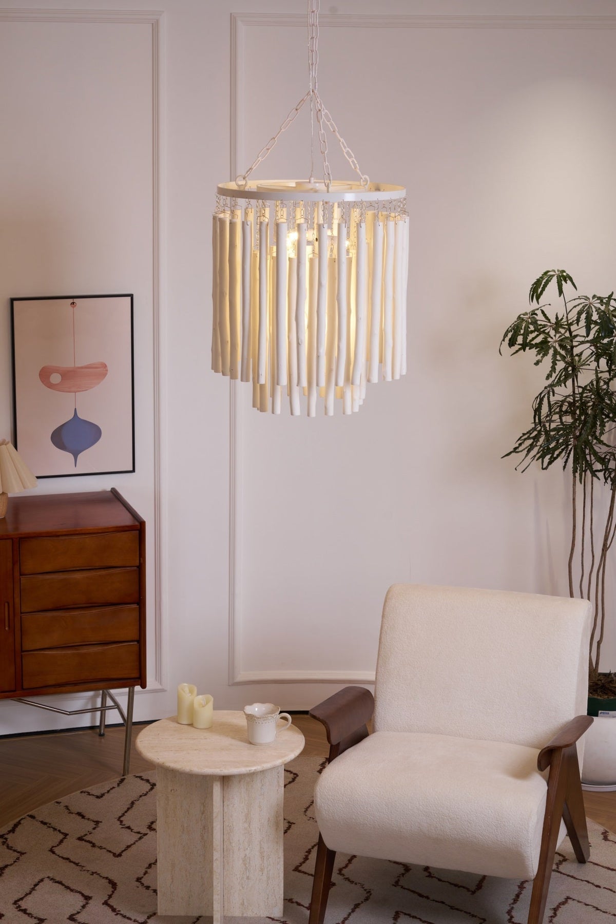 Xantir Postmodern Luxueus Hout Kroonluchter