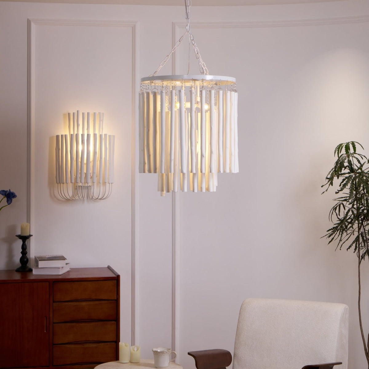 Xantir Postmodern Luxueus Hout Kroonluchter