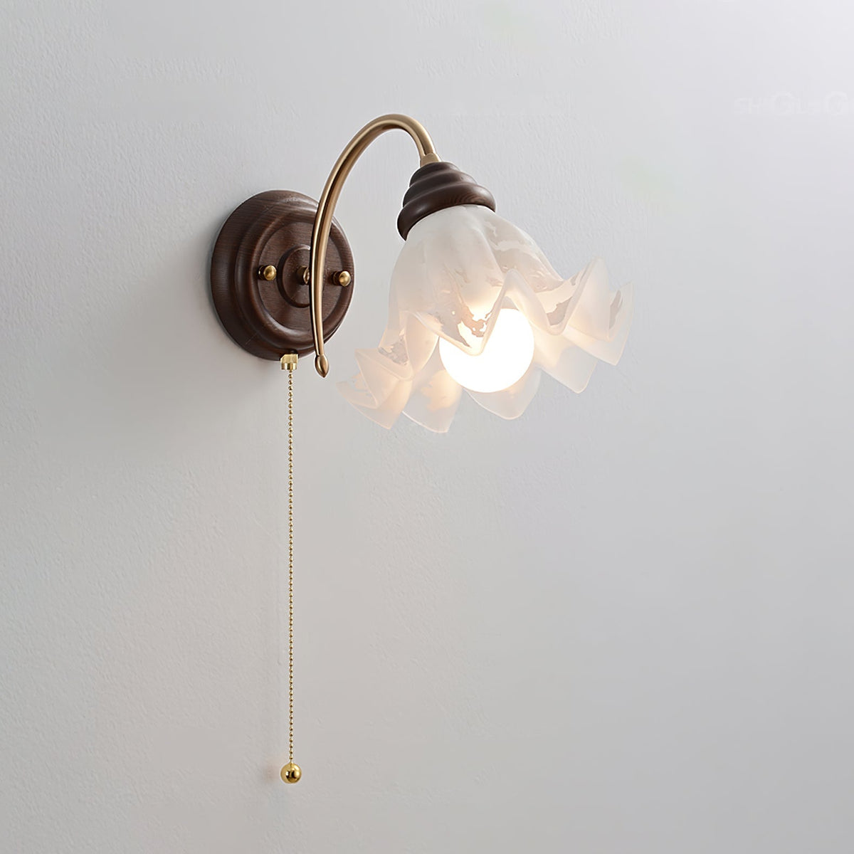 Civenan Nordic Art wandlamp met glas
