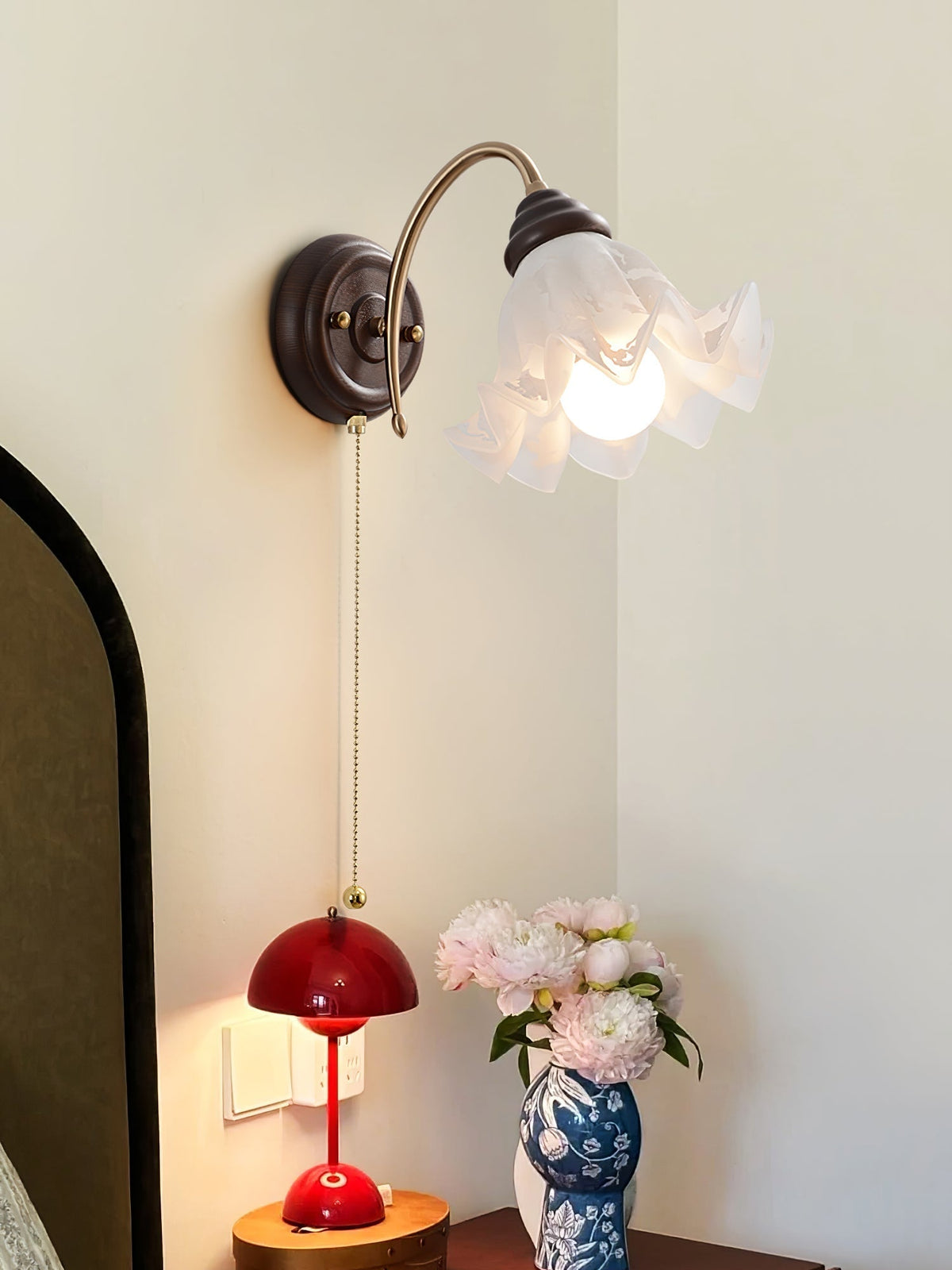 Civenan Nordic Art wandlamp met glas