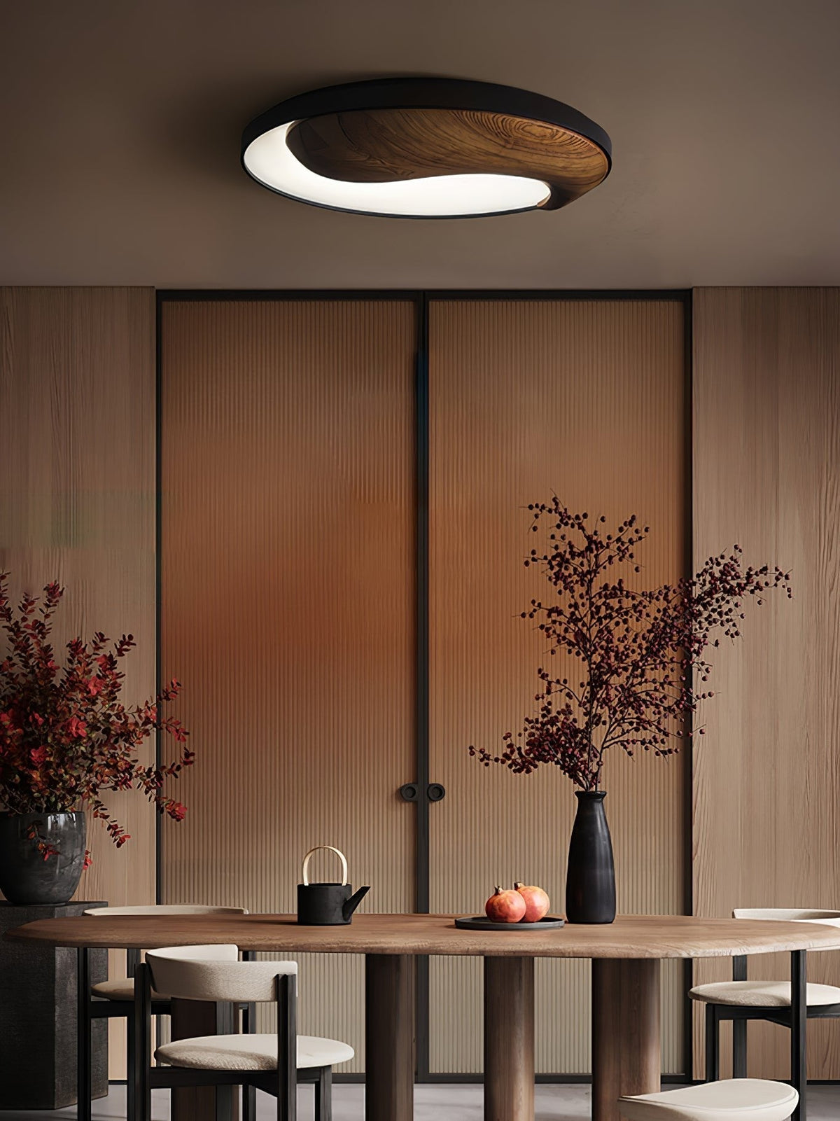Ivelor moderne minimalistische plafondlamp van hout