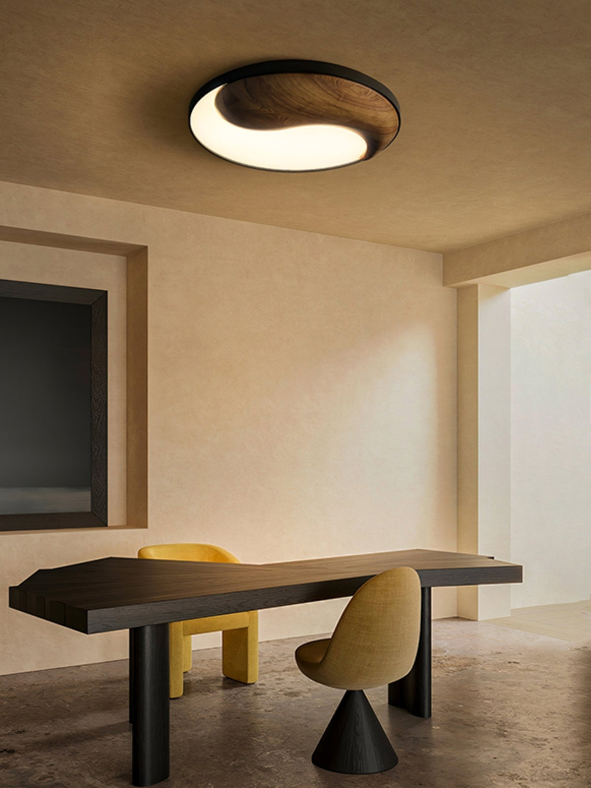 Ivelor moderne minimalistische plafondlamp van hout