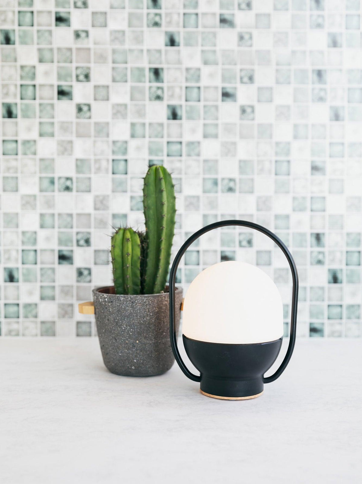 Orb Moderne tafellamp van glas