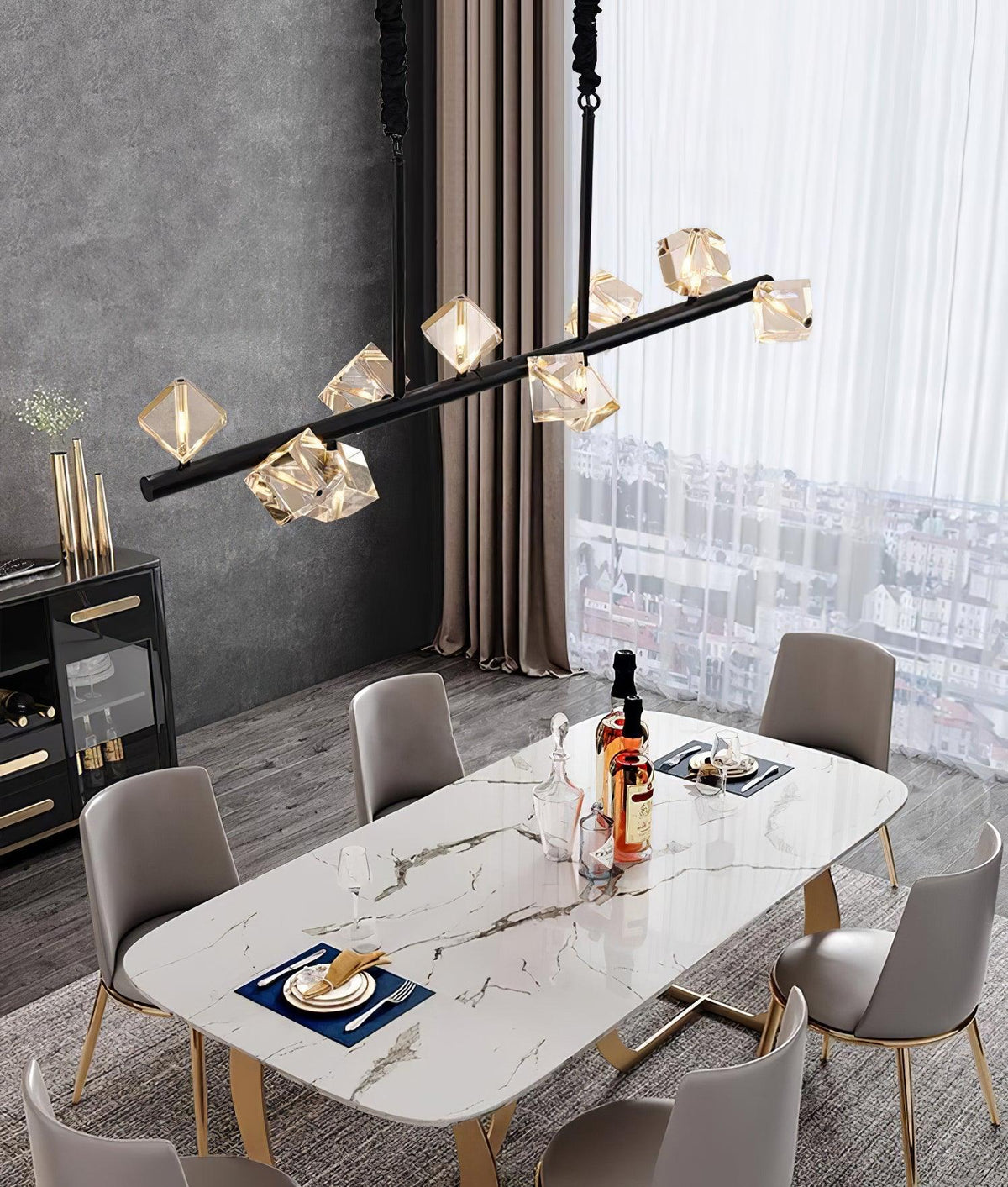 Eurthiel Luxe Kristal hanglamp