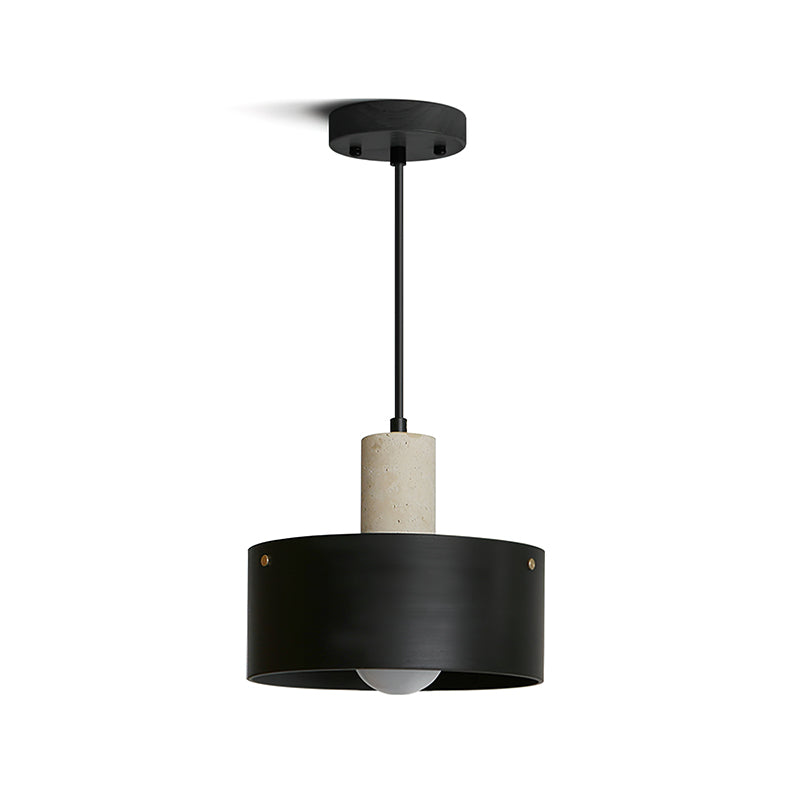 Orelorise hanglamp in walnootkleur en beige