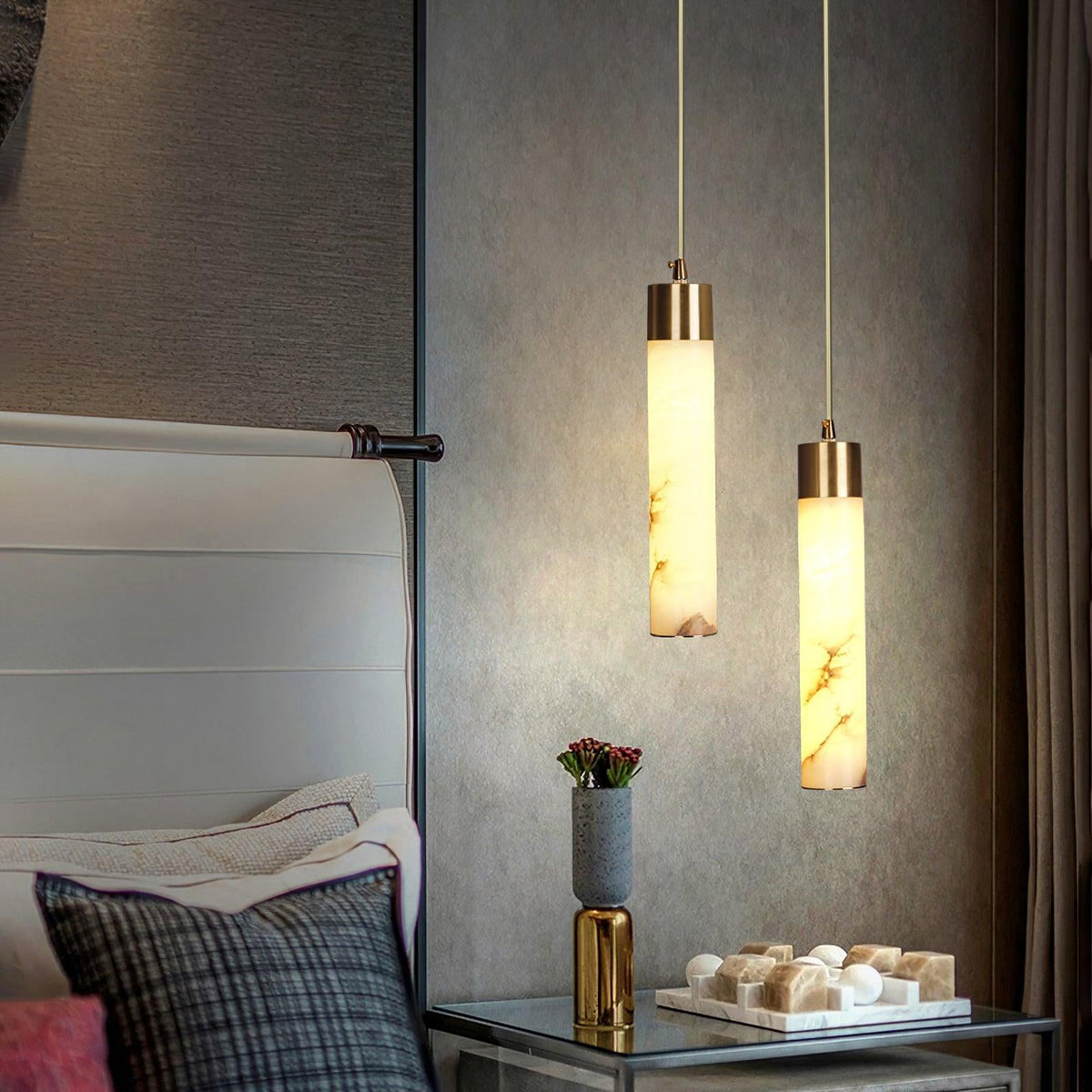 Rin Cylinder albasten hanglamp