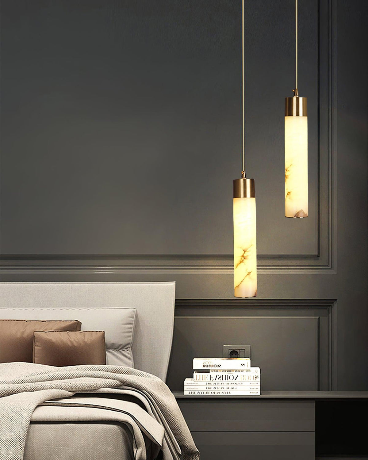 Rin Cylinder albasten hanglamp