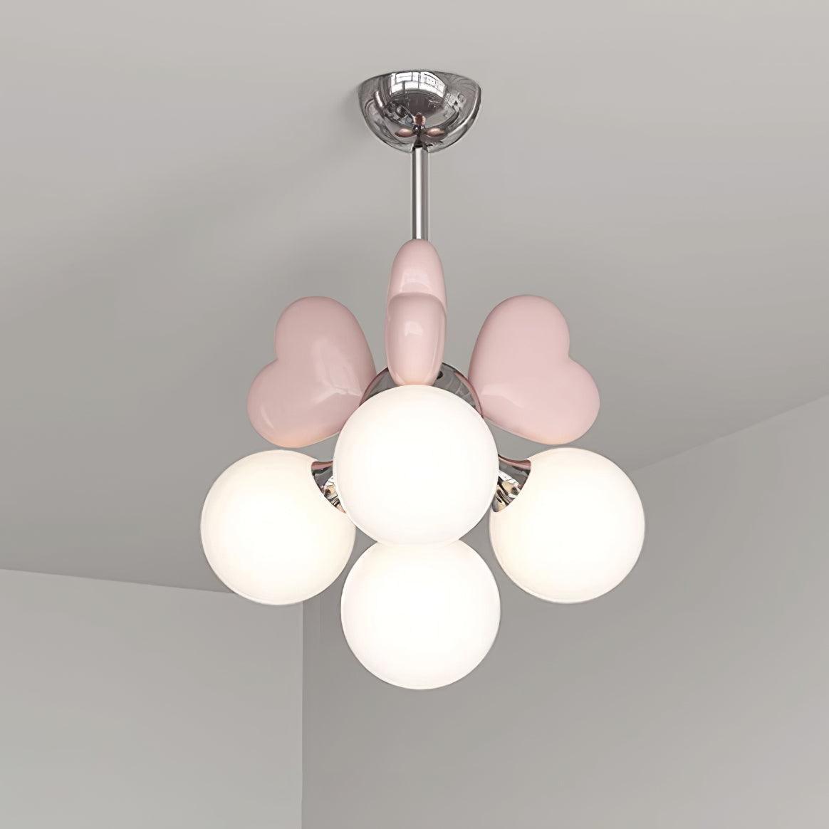 Kroonluchter Heart Accents bollen Shades Speels Modern Kinderkamer