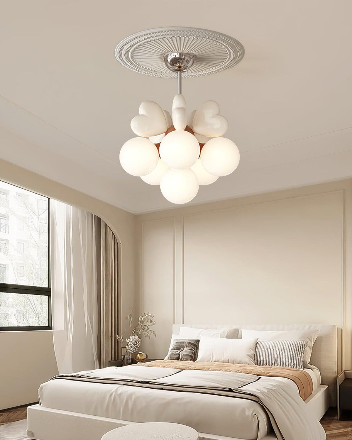 Kroonluchter Heart Accents bollen Shades Speels Modern Kinderkamer
