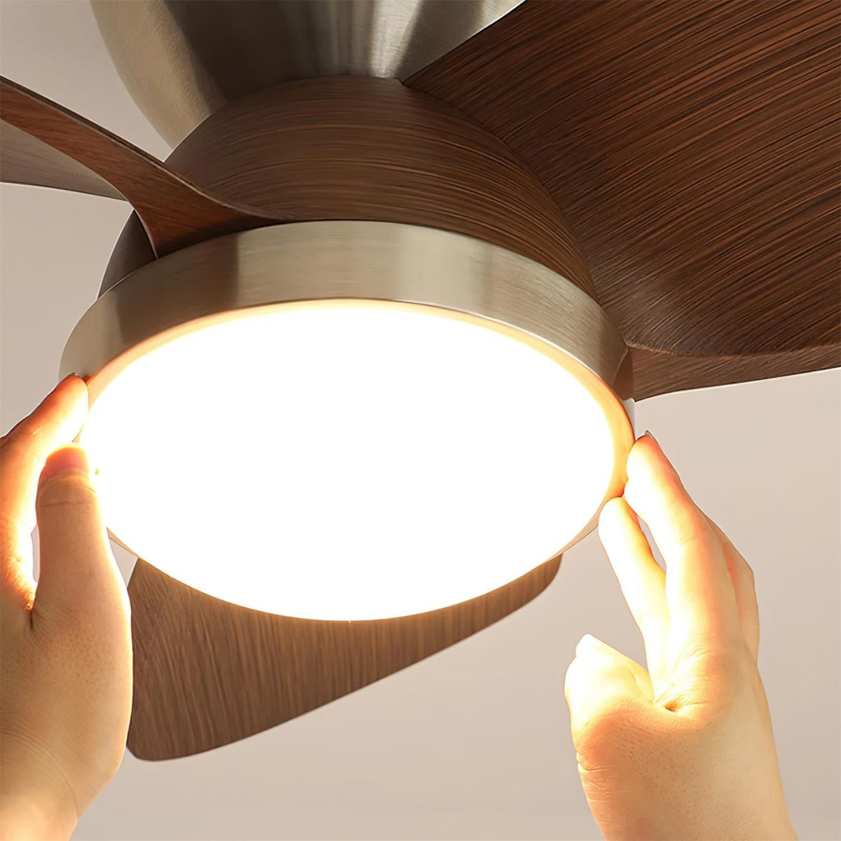 Lioraleria plafondventilator met verlichting