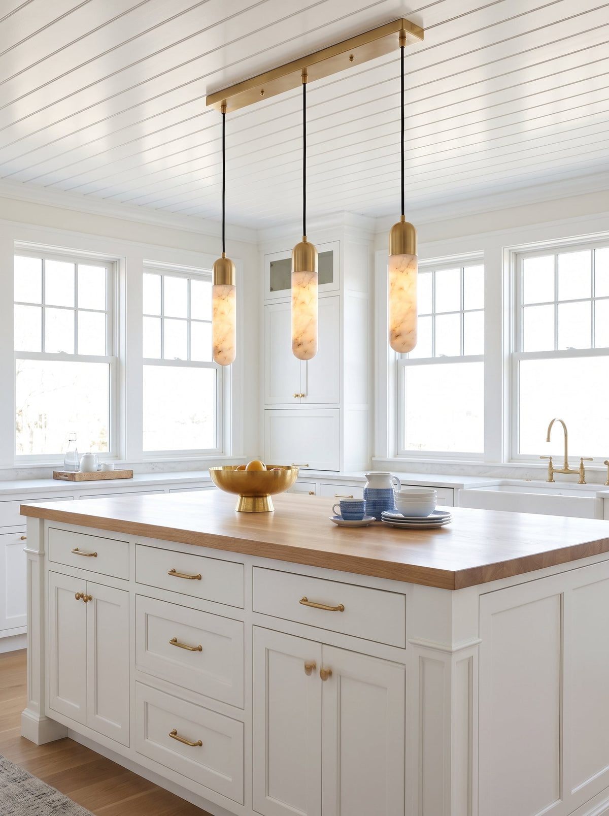 Loxcombe Albasten hanglamp
