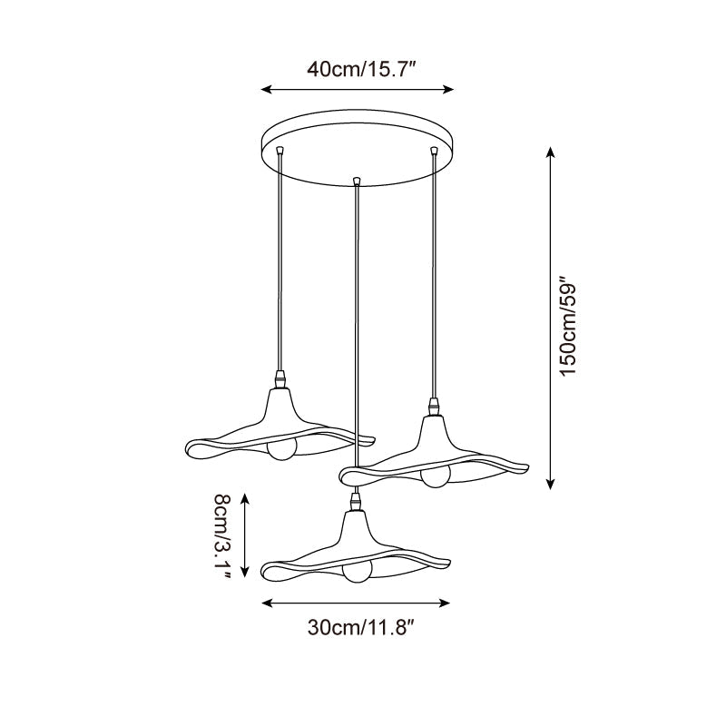 Rivinaine hanglamp