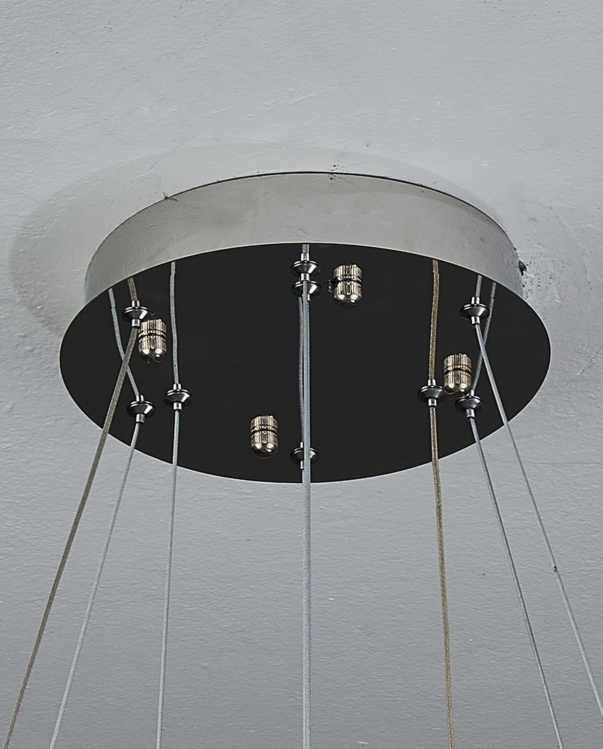 Tev Geometric kroonluchter met kristallen LED elegant
