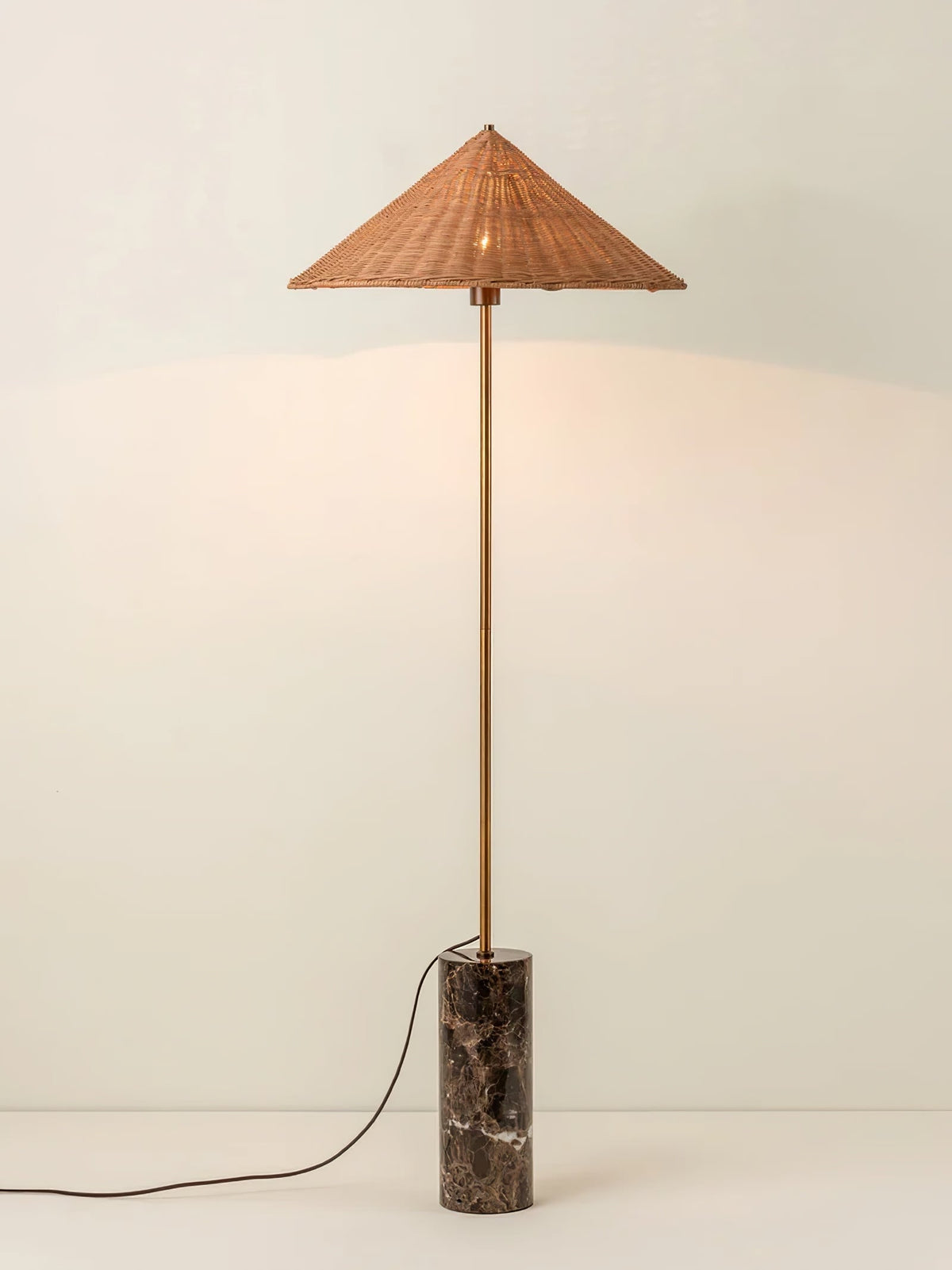 Zenith vloerlamp in bohemian marmer