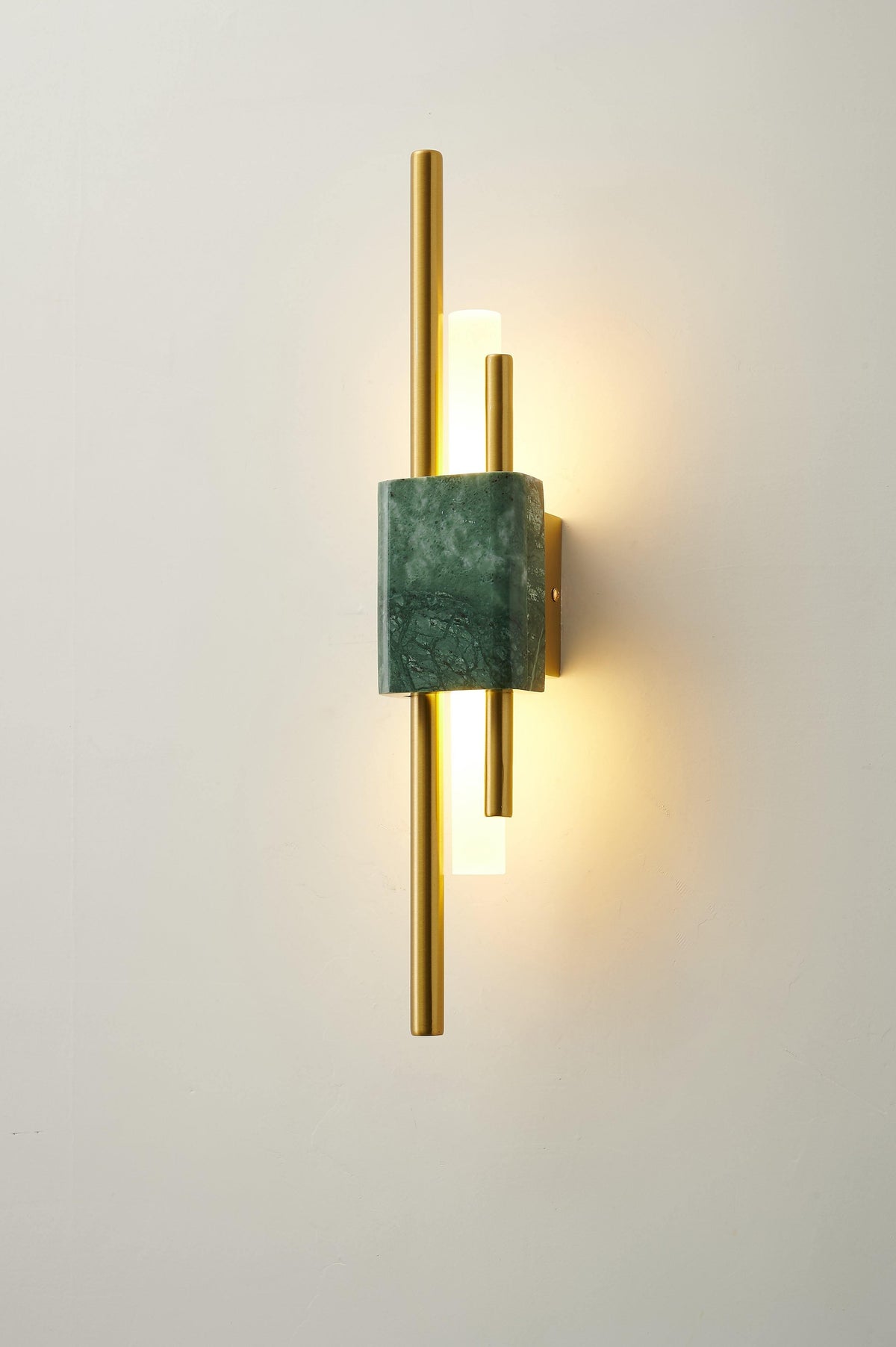 Evely Premium Noordse kunst wandlamp met marmer, met stekker
