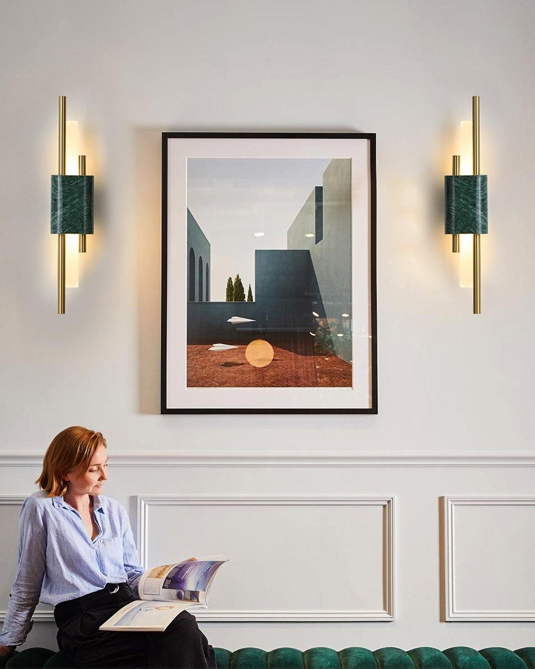 Mirenol Premium Noordse kunst Marmer wandlamp
