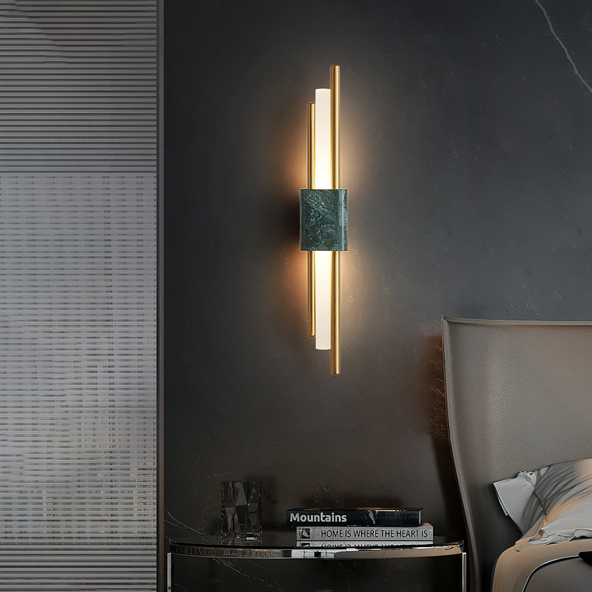 Mirenol Premium Noordse kunst Marmer wandlamp