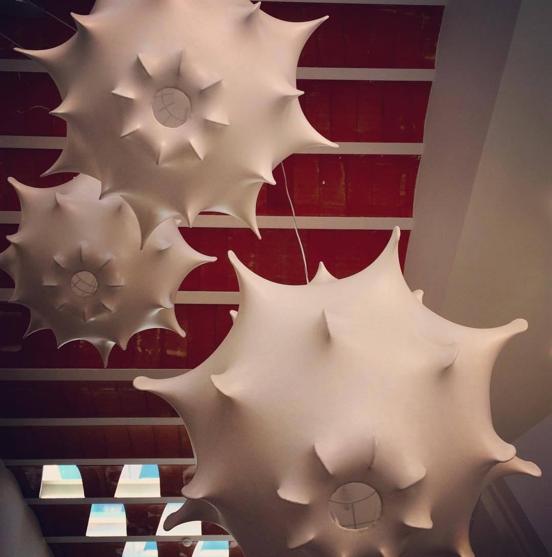 Soti moderne hanglamp van zijde