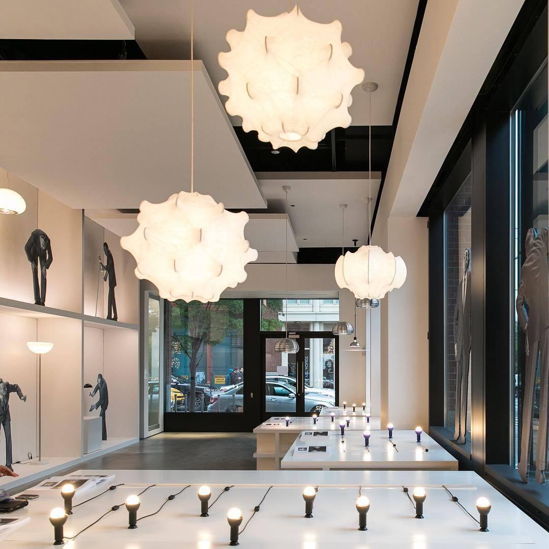 Soti moderne hanglamp van zijde