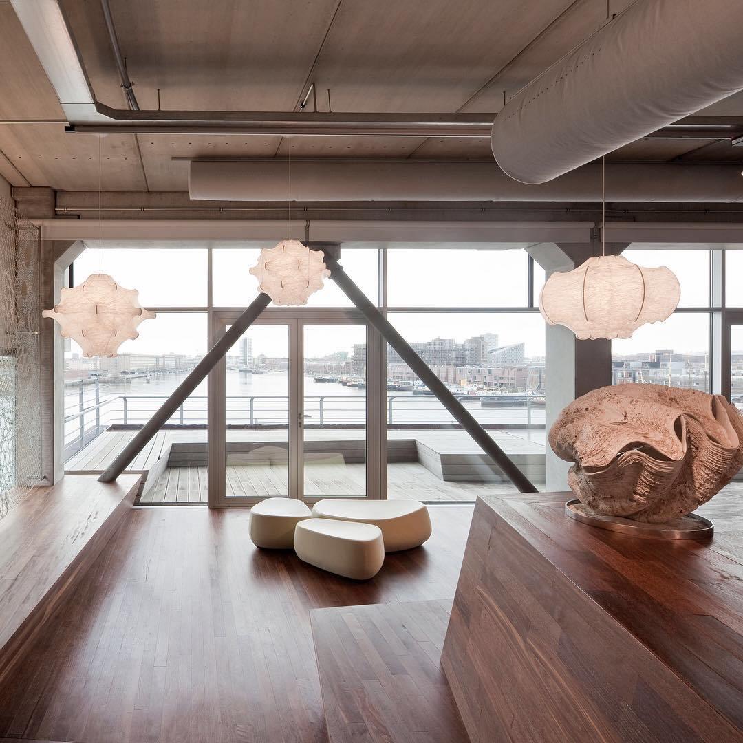 Soti moderne hanglamp van zijde