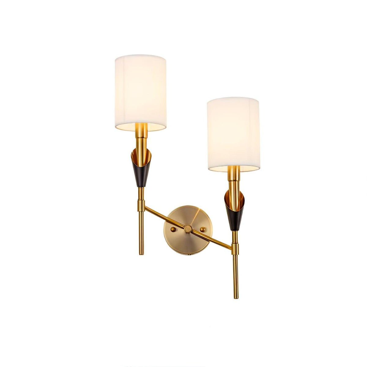 Eurzorira wandlamp met stoffen kap