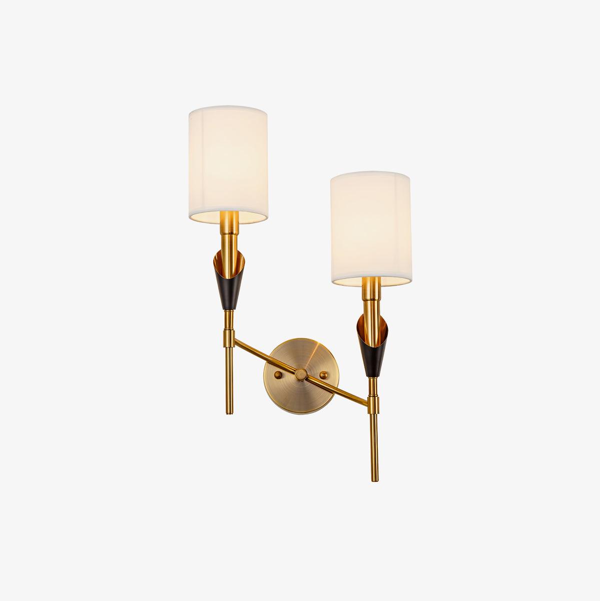 Eurzorira wandlamp met stoffen kap