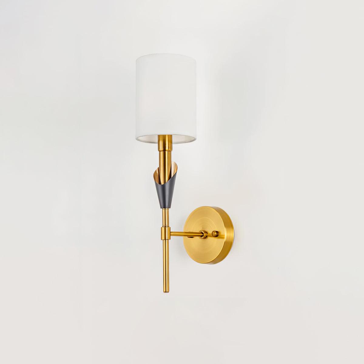 Eurzorira wandlamp met stoffen kap