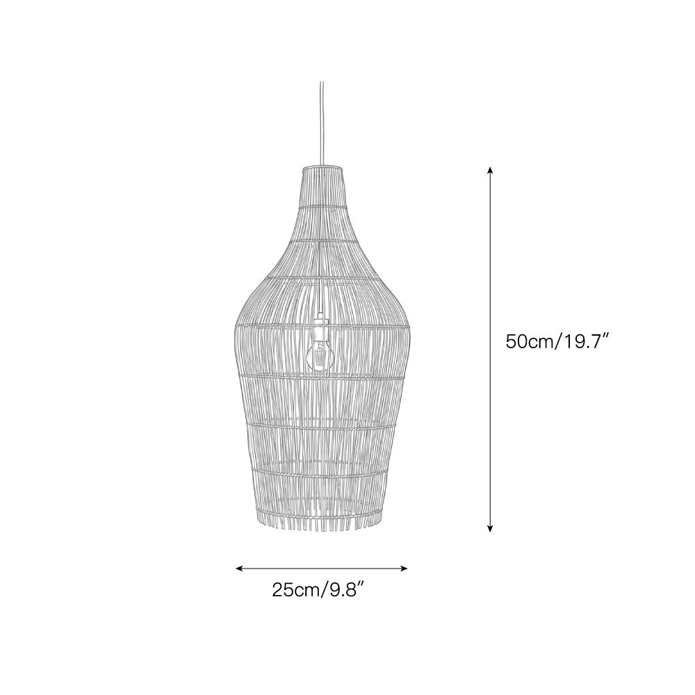 Canerielle rotan hanglamp