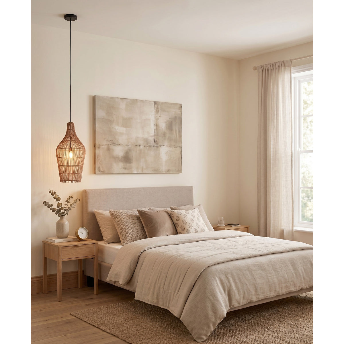 Canerielle rotan hanglamp