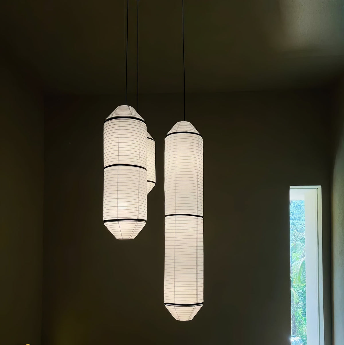 Oren moderne minimalistische hanglamp van natuurlijke mulberry zijde