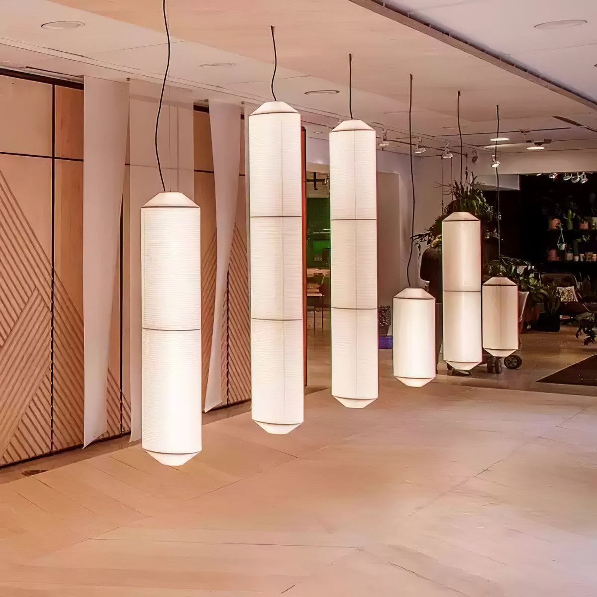 Oren moderne minimalistische hanglamp van natuurlijke mulberry zijde
