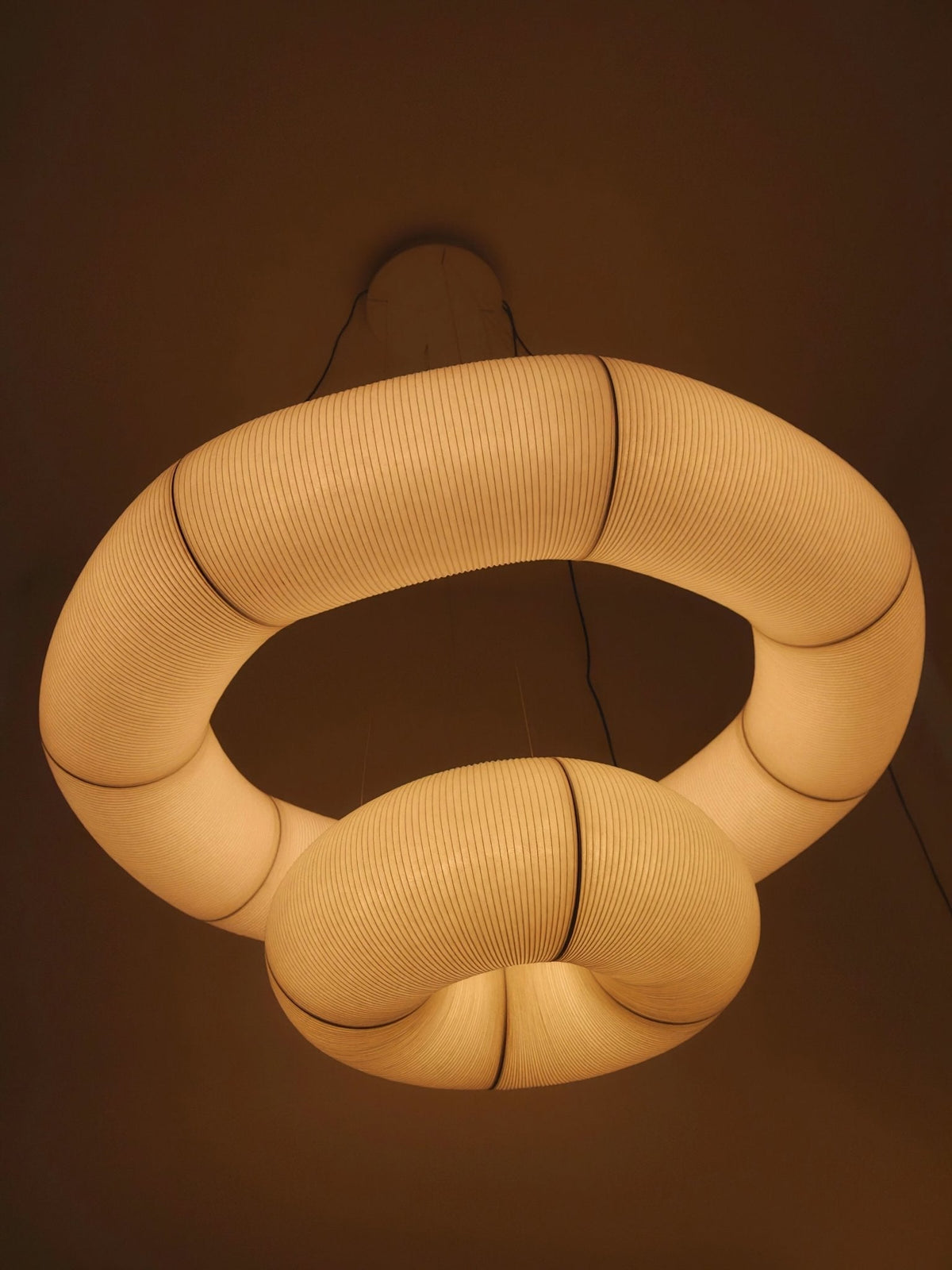 Oren moderne minimalistische hanglamp van natuurlijke mulberry zijde