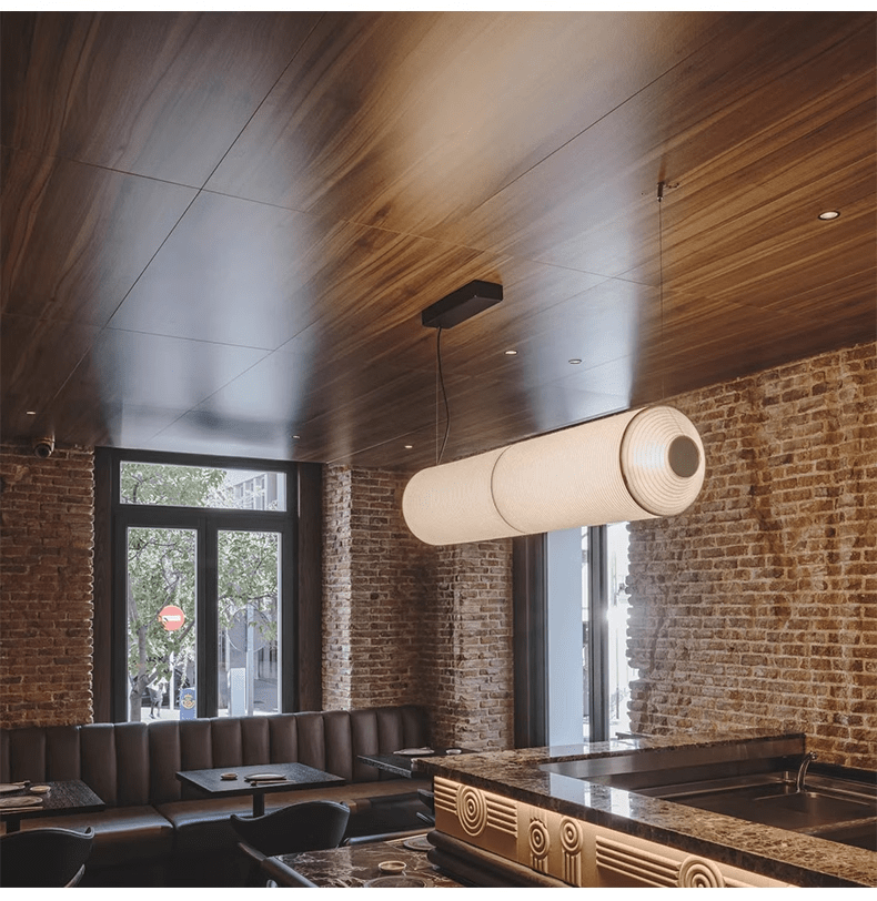 Oren moderne minimalistische hanglamp van natuurlijke mulberry zijde