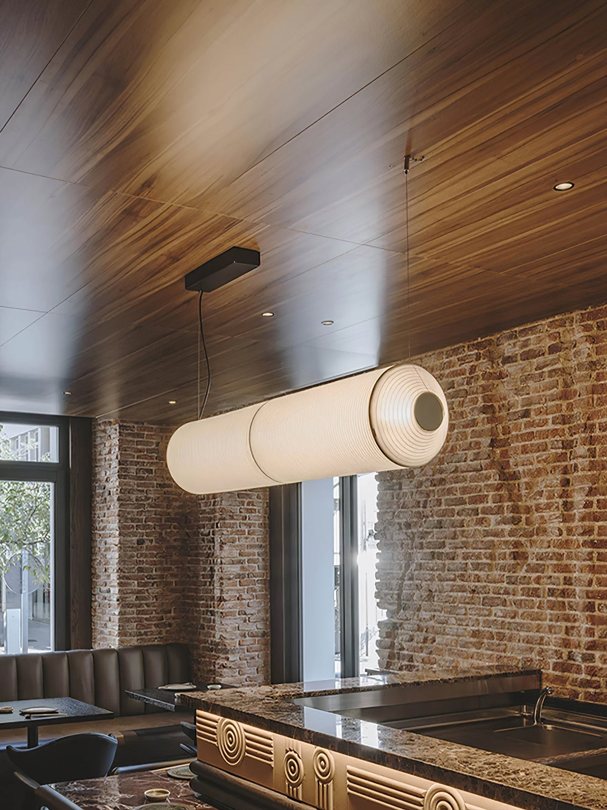 Oren moderne minimalistische hanglamp van natuurlijke mulberry zijde