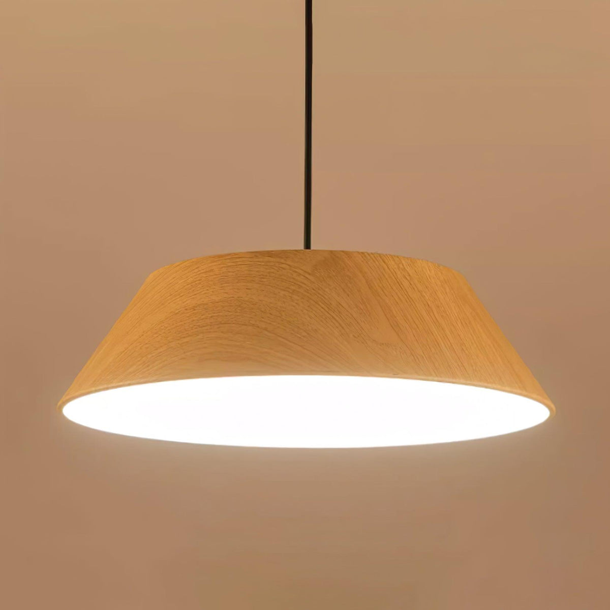 Novain hanglamp met houtnerf