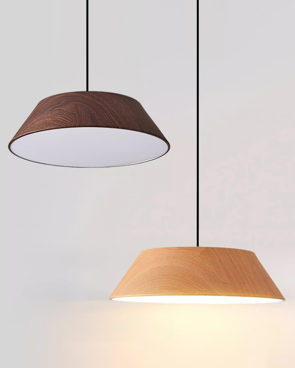 Novain hanglamp met houtnerf