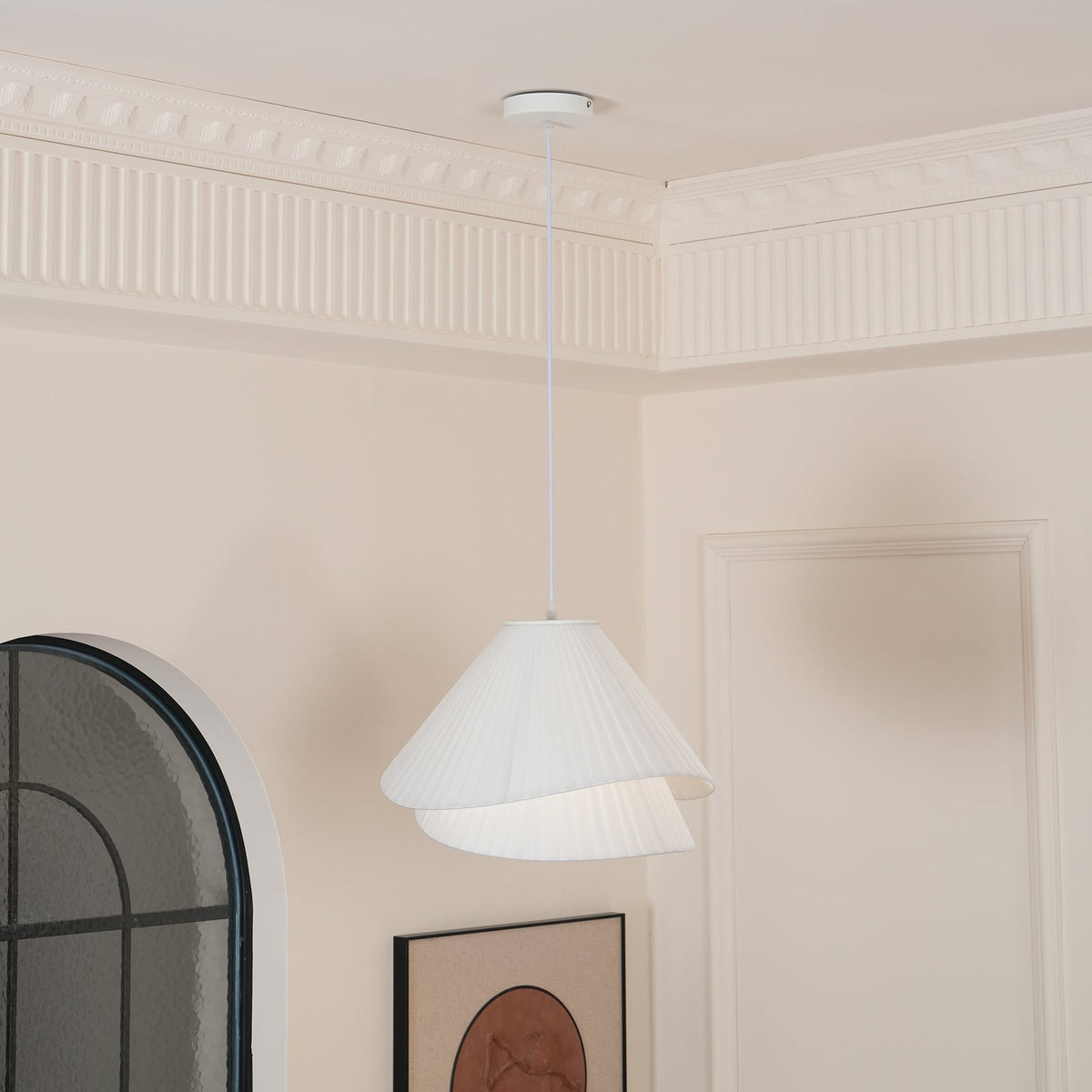 Tempo geplooide hanglamp