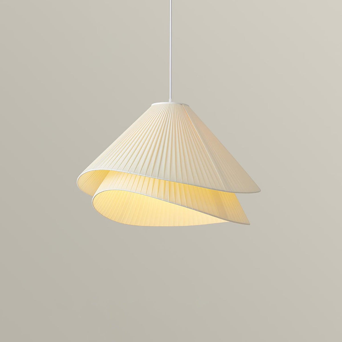 Tempo geplooide hanglamp