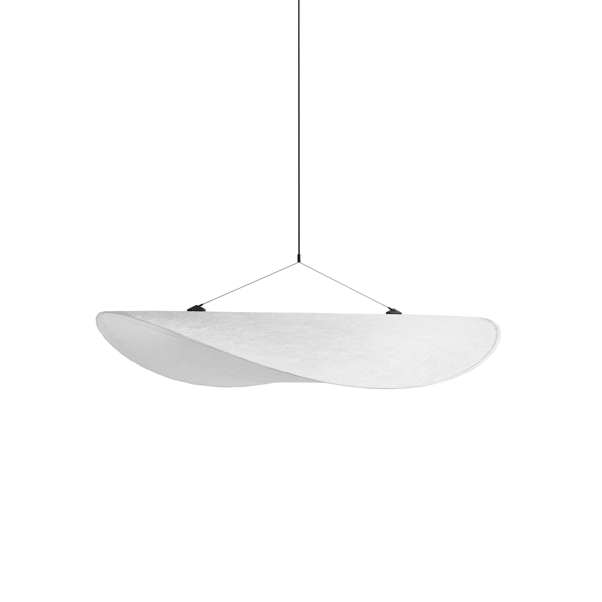 Larenol hanglamp van glas van papier en glasvezel