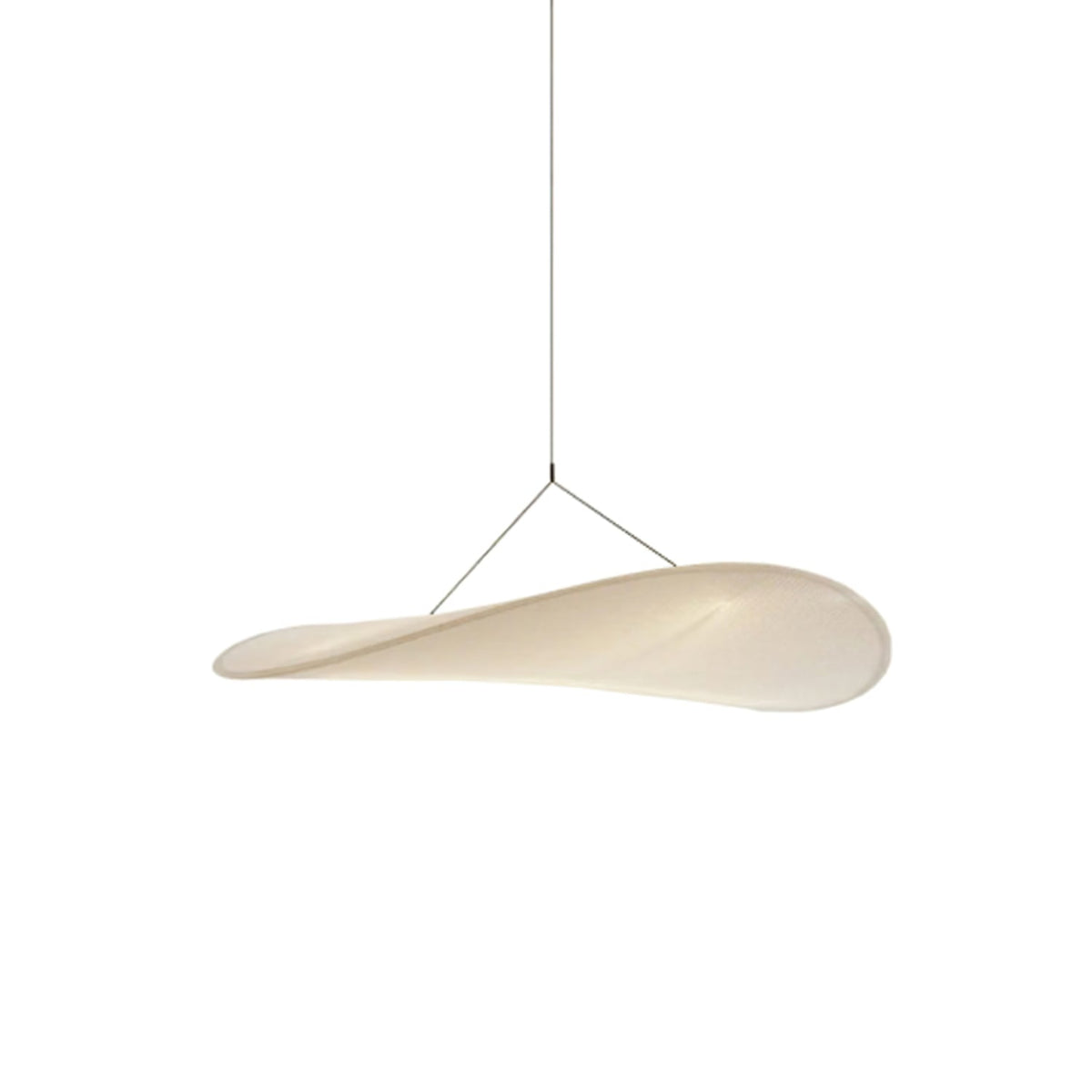 Luminette minimalistisch hanglamp van zijde
