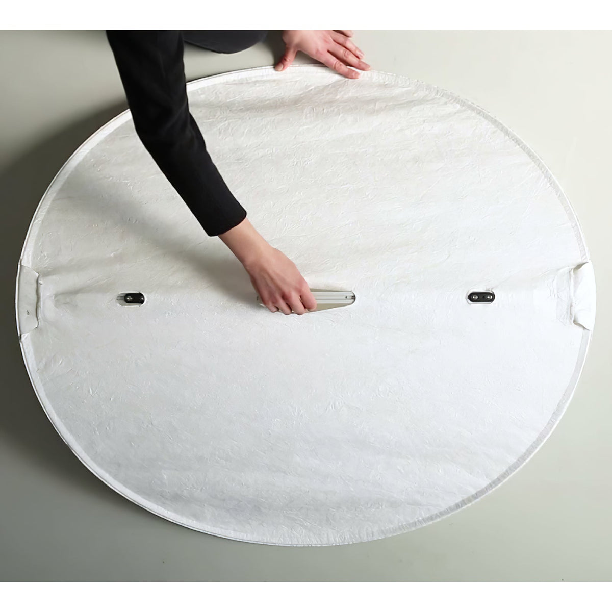 Larenol hanglamp van glas van papier en glasvezel